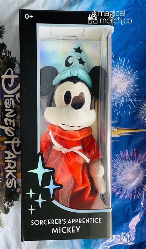 Disney Destination D Expo Mog Sorcerer Apprentice Mickey Mouse Plush