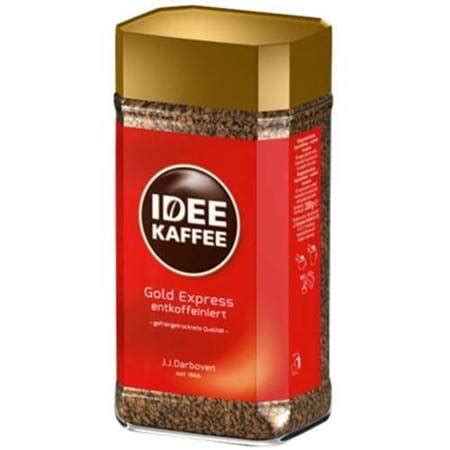 Idee Kaffee Gold Express Bezkofeinowa Kawa Rozpuszczalna G Kawa I