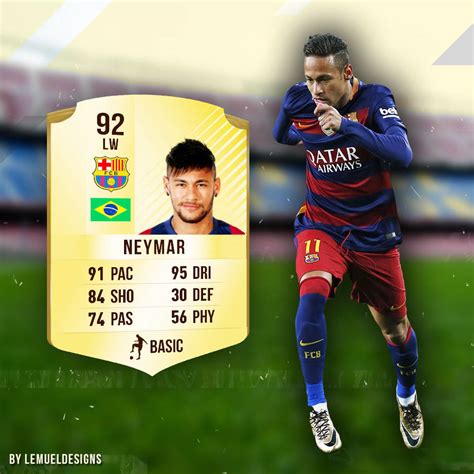 Neymar Fifa 17 Edit By Lemuelarts On Deviantart