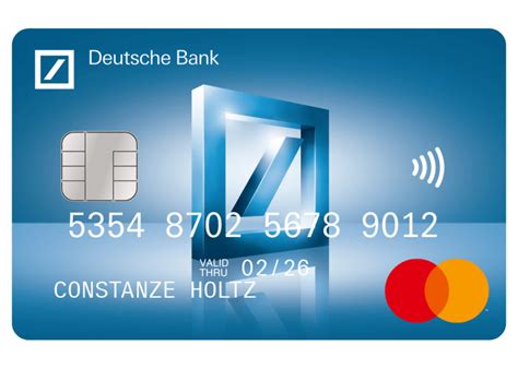 Kreditkarte Einfach Online Beantragen Deutsche Bank