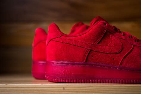 Nike Air Force 1 Low Red Suede - Sneaker Bar Detroit