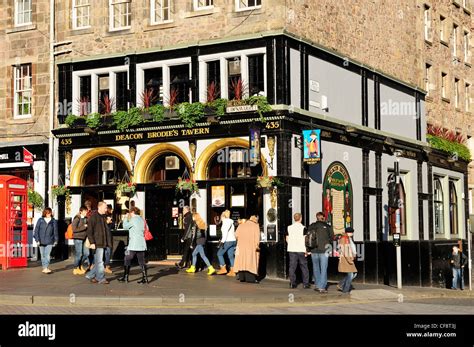 Deacon Brodies Tavern On The Royal Mile Edinburgh Scotland Stock