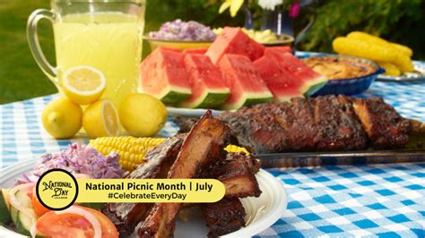 NATIONAL PICNIC MONTH Uly National Day Calendar