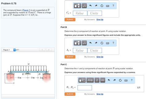 Solved The Compound Beam Figure Is Pin Supported At B Chegg