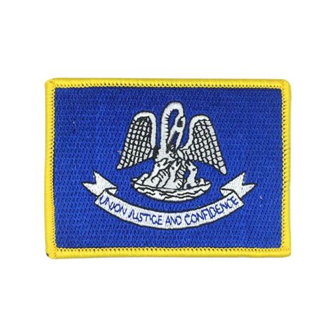 State of Louisiana Flag Patch US Embroidered by FlagPatchKingdom