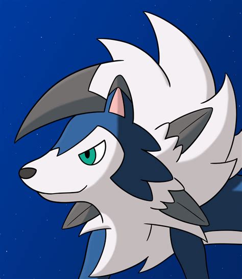 Lycanroc Dusk Form V2 Shiny By Alphaguilty On Deviantart