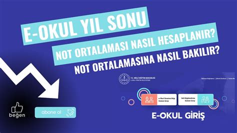 E Okul Not Ortalamasına Nasıl Bakılır E Okul Not Ortalaması Nasıl