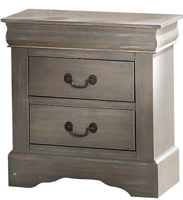 ACME Furniture Louis Philippe III Antique Gray Nightstand | Urner's ...