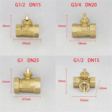 Brass Motorized Ball Valve 3 Wire Two Control Electric Actuator Ac220v