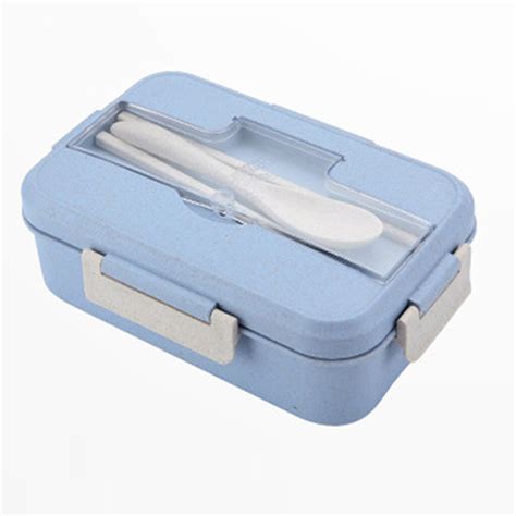 Draagbare Gezonde Materiaal Lunchbox 3 Layer Tarwe Grandado