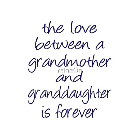 Love Between Grandmother And Granddaughter By Raineon Redbubble