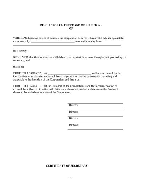 Lawsuit Resolutions Doc Template Pdffiller