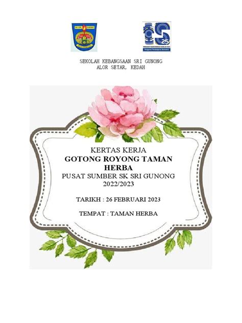 Kertas Kerja Gotong Royong Pdf