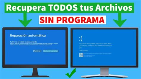 Recuperar Archivos Pantalla Azul Actualizado Enero 2025