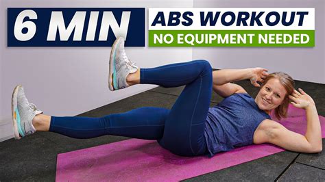 6 Min Intense Ab Home Workout No Equipment Youtube