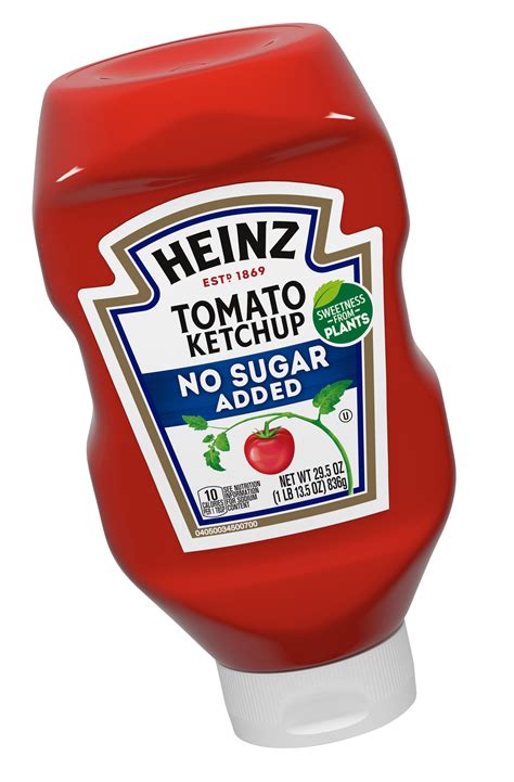 Tomato Ketchup With No Sugar Added Products Heinz®