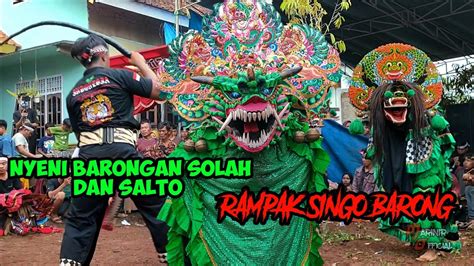 Nyeni Rampak Barong Full Solah Dan Salto Jaranan Margo Utomo Youtube