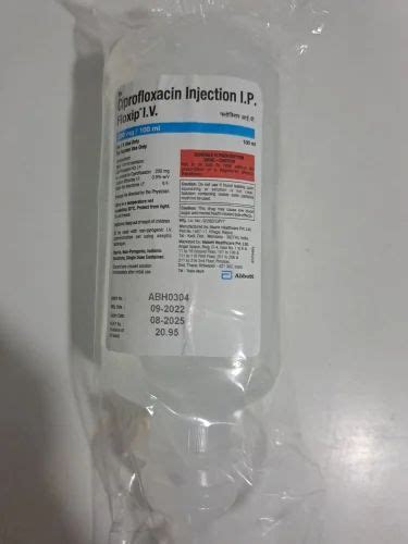 Floxip Iv Ciprofloxacin Injection Ip Ml In Bottle At