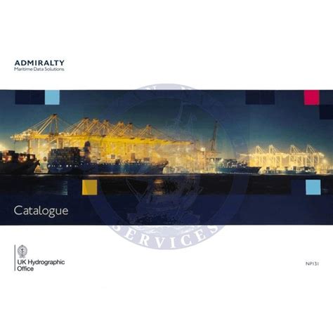 Admiralty Chart Catalogue Np131 United Kingdom Hydrographic Office