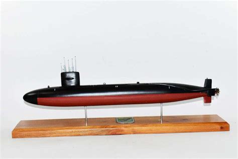 Uss Puffer Ssn 652 Submarine Model Us Navy Scale Model Mahogany