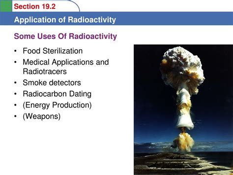 PPT To Learn About Some Uses Of Radioactivity In Our Lives PowerPoint