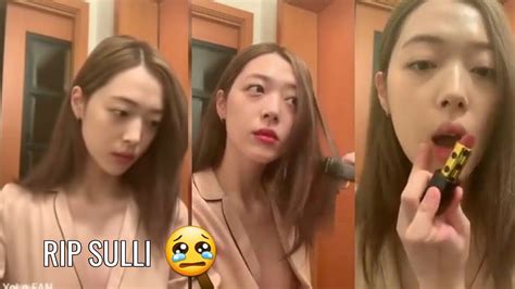 190928 Sulli Instagram Live Make Up Tutorial Oops Sulli IGLIVE