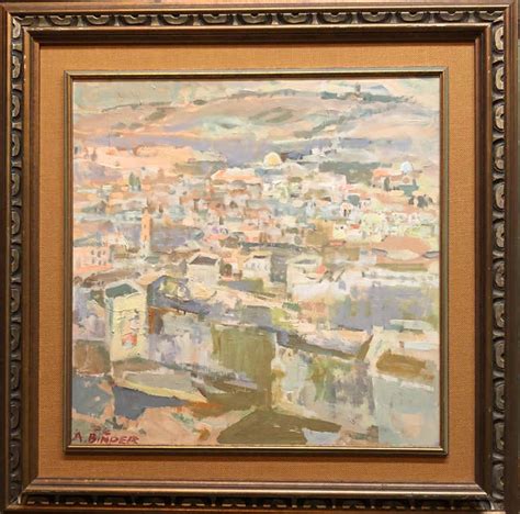 Unknown - Large Polish Israeli Landscape Mid Century Oil Painting For ...