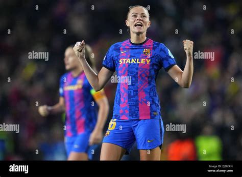 Fridolina Rolfo Of Fc Barcelona Celebrates The Victory At Full Time