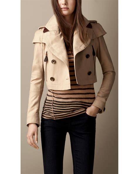 Arriba 61 Imagen Burberry Cropped Trench Jacket Abzlocal Mx