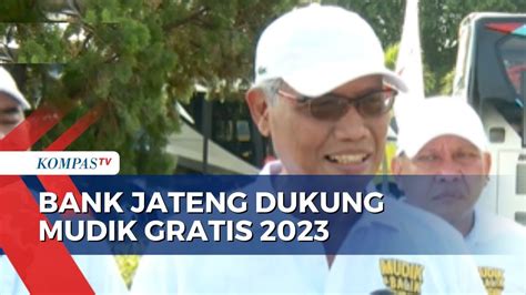 Dukung Mudik Gratis Bank Jateng Sumbangkan Bus Dan Gerbong