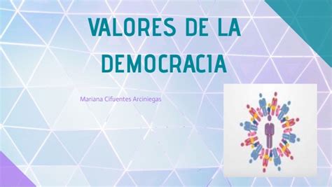 Valores De La Democracia