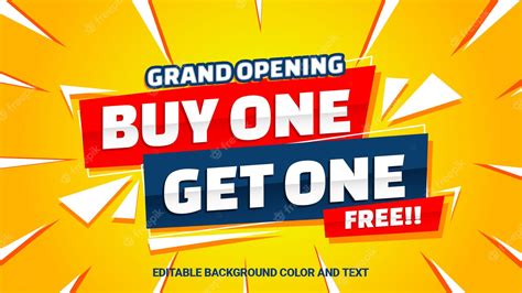 Premium Psd Buy One Get One Banner Template Promotion