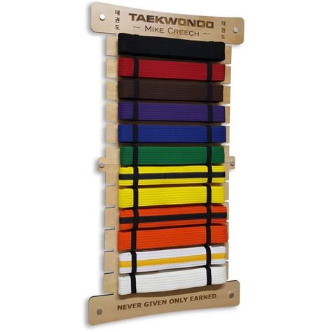 12 Level Taekwondo Belt Display - Etsy