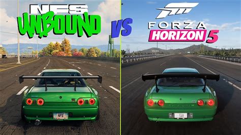 Need For Speed Unbound Vs Forza Horizon Youtube