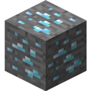 Diamond Ore - Printable Minecraft Diamond Ore Papercraft Template