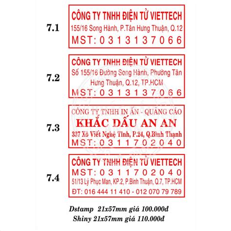 Khắc Dấu Vuông Khắc Dấu Công Ty làm mộc công ty chính hãng 105 000đ