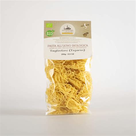 Tajarin Tagliolini All Uovo Bio 250 G Antignano Prodotto Tipico