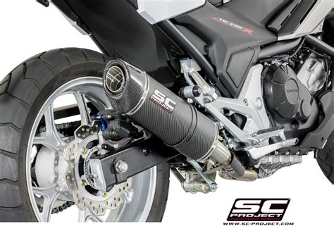 SC Project Oval Carbon Slip On Einddemper Met E Keur HONDA NC 750 X