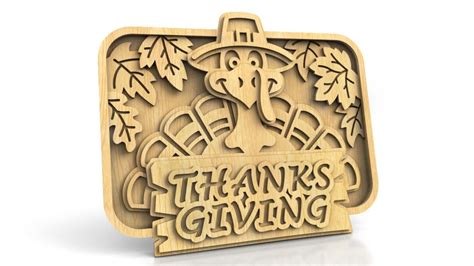 C213 Thanksgiving Scroll Saw Pattern Pdf Dxf Svg Eps Etsy