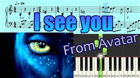 I See You From Avatar I Piano Tutoriel Videotutoriels