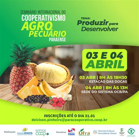 Sistema OCB PA Seminário Agro irá discutir planejamento e gestão da