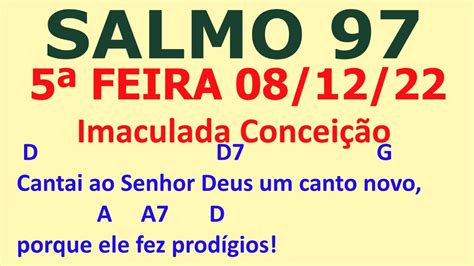 Salmo 97 98 Cantai Ao Senhor Deus Um Canto Novo Porque Ele Fez