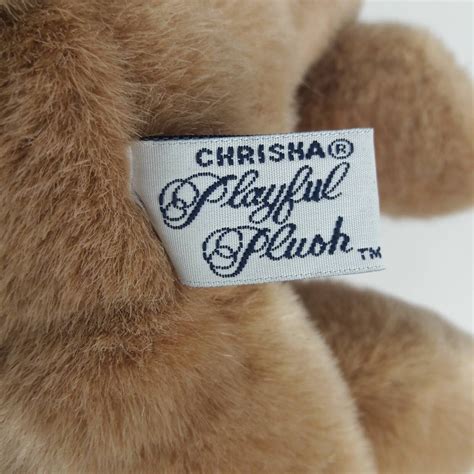 Vintage Chrisha Playful Plush Cub Plush Toy 1988