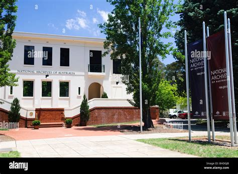 Canberra Australia The Building Of The National Archives Of