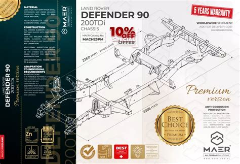 Land Rover Defender Tdi Chassis Premium