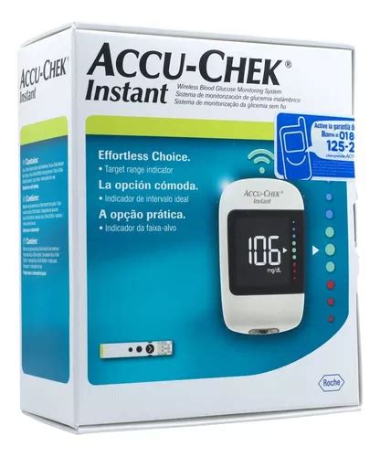 Glucómetro Accu Chek Instant Kit 50 Tiras 200 Lancetas Envío gratis