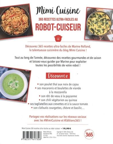 Recettes Ultra Faciles Au Robot Cuiseur Mimi Cuisine Livres