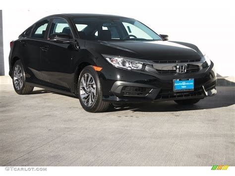 Crystal Black Pearl Honda Civic Ex Sedan Photo