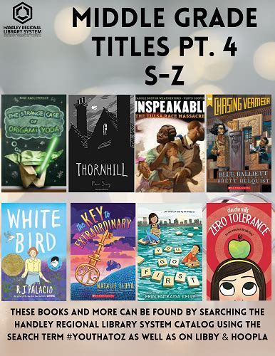 Middle Grade Book Spotlight Alphabet Titles Pt 4 Handley