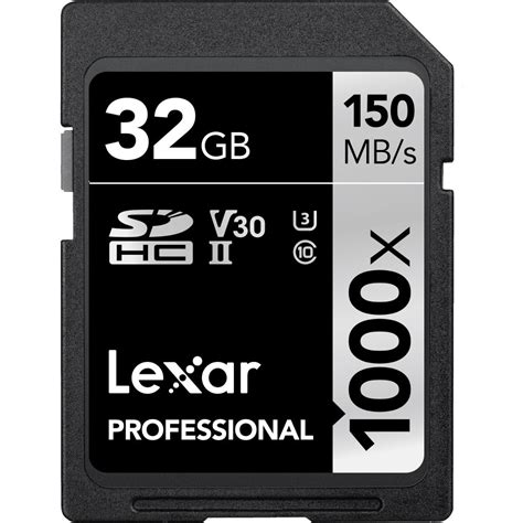 Lexar Gb Professional X Uhs Ii Sdhc Memory Lsd Gcbna